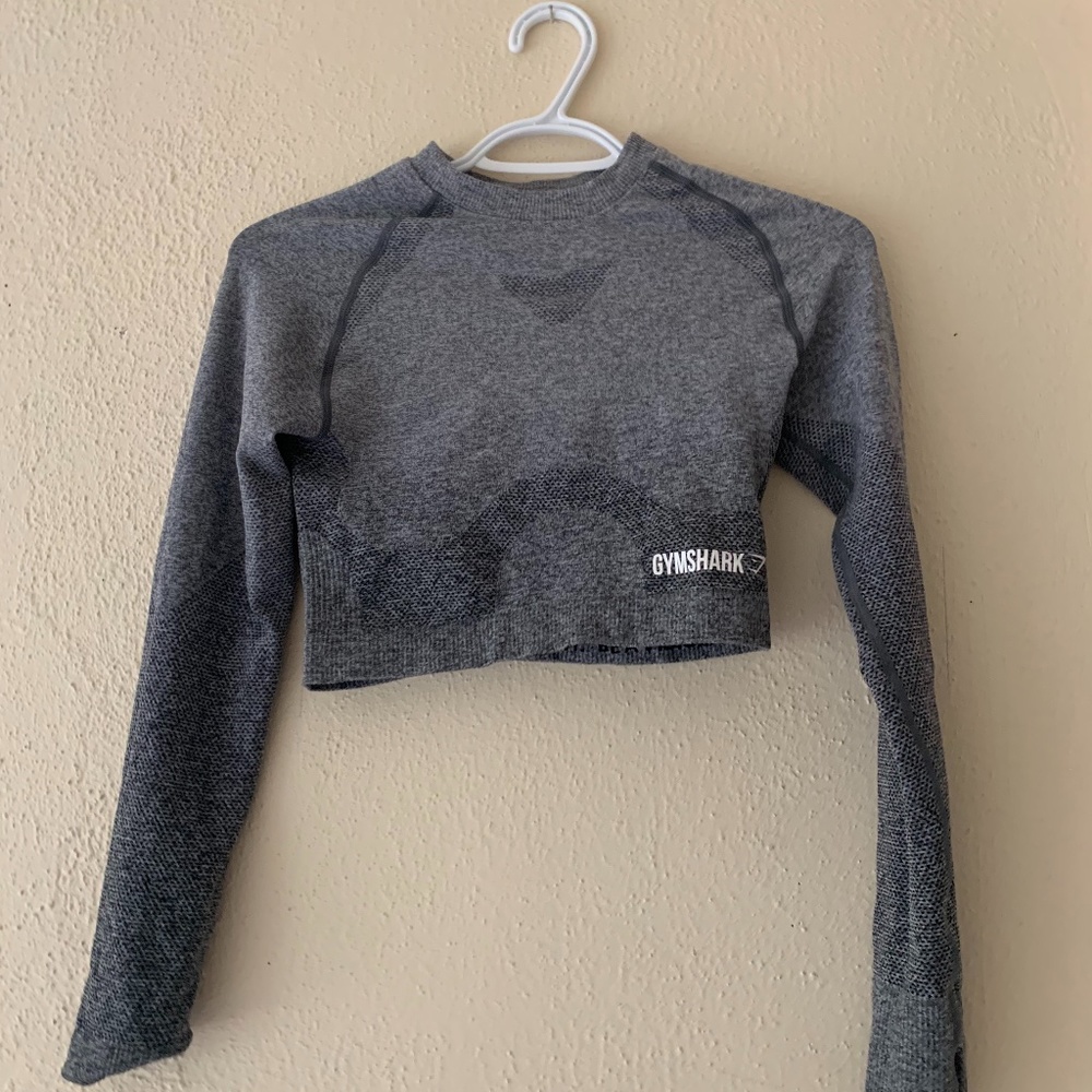 GYMSHARK ombre seamless top